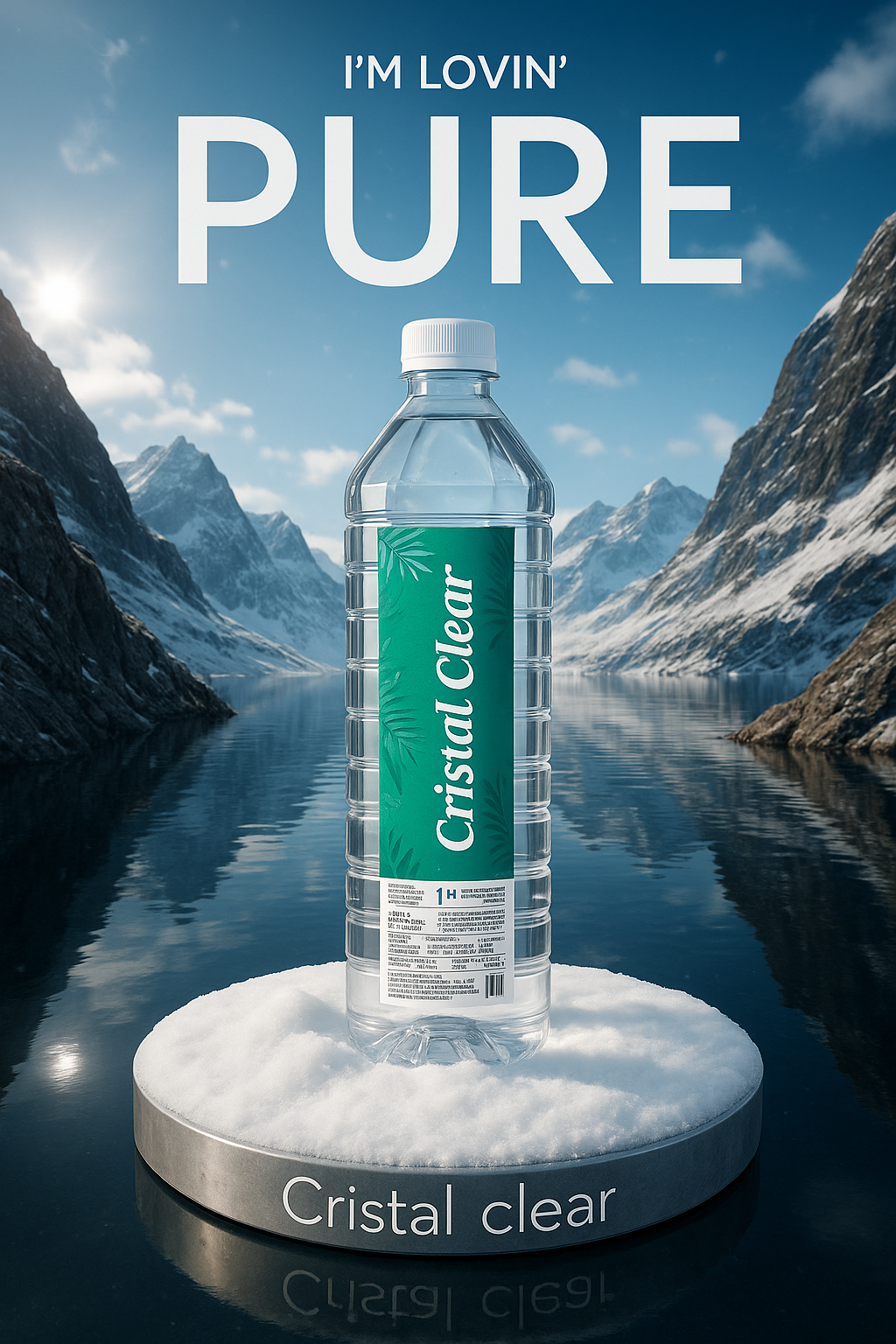 Cristal Clear Water Bottles